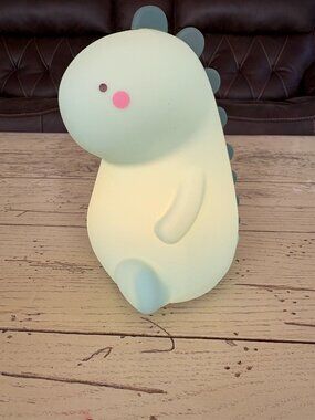 VSATEN Dinosaur Color Changing Silicone LED Lamp, Portable/Rechargeable